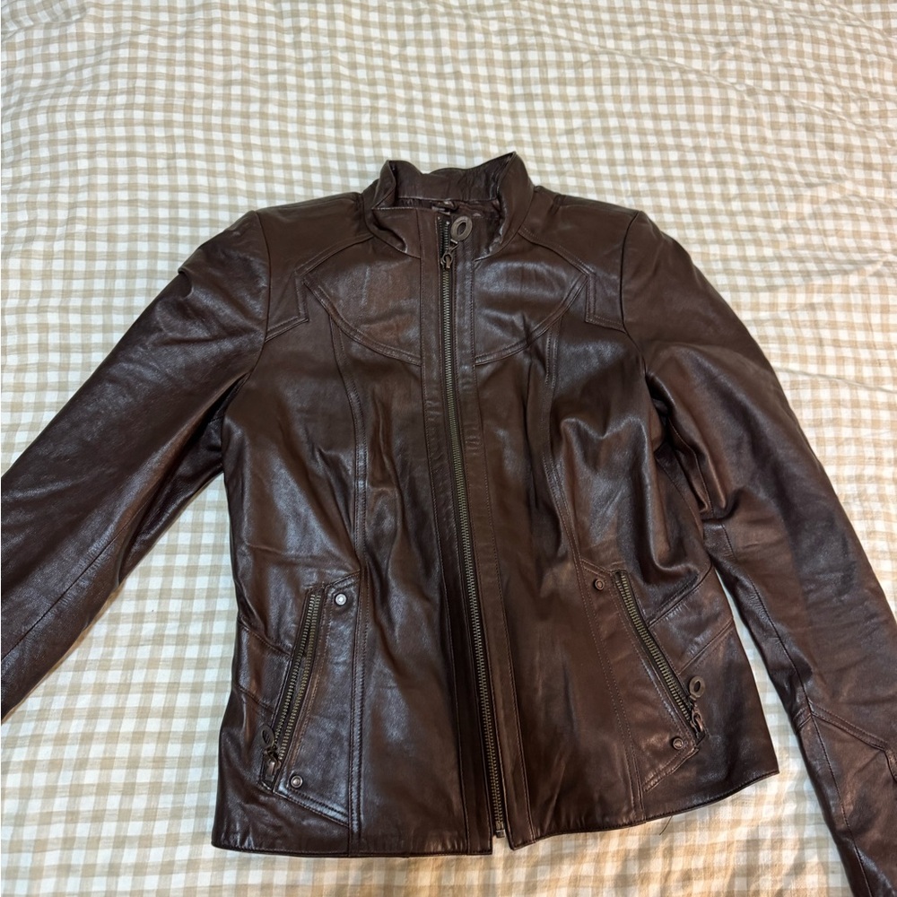 Brown Genuine Leather Jacket